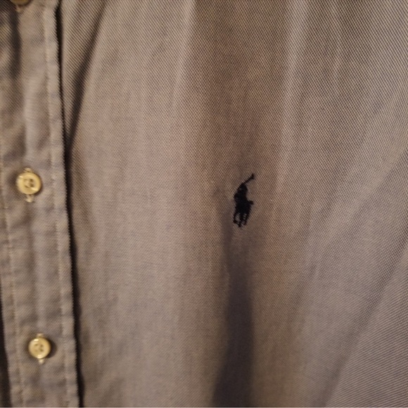 Polo Ralph Lauren Chambray Bottom Down Shirt - Light Blue - Picture 3 of 9
